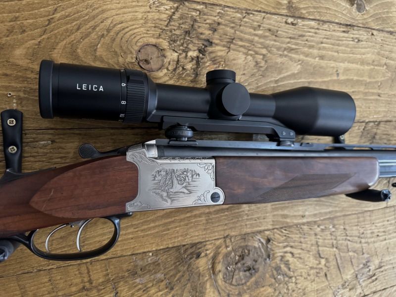 Krieghoff Ultra Bockbüchsflinte BBF 5,6x50R Mag. 20/76 inkl. Leica Fortis 2-12x50