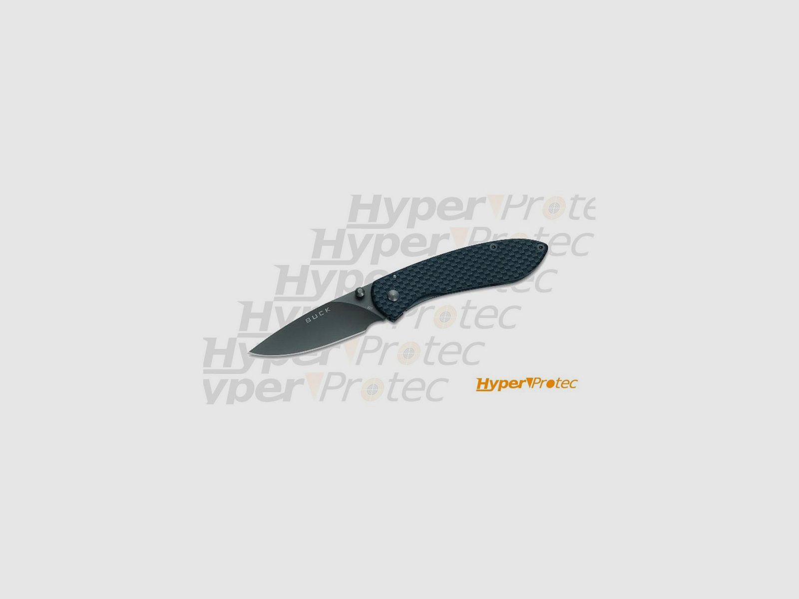 Petit couteau de poche pliant BUCK Nobleman carbone
