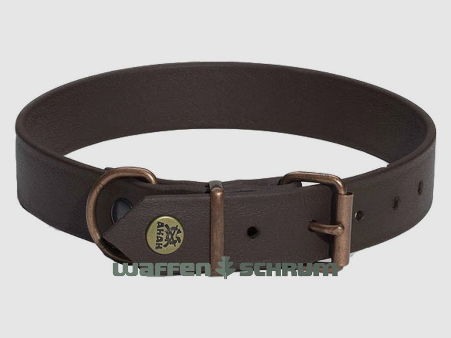 AKAH Halsung Biothane Braun