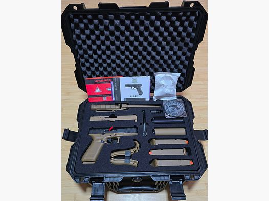 Glock 17 SV steel bolt 9mm PAK double set limited 300