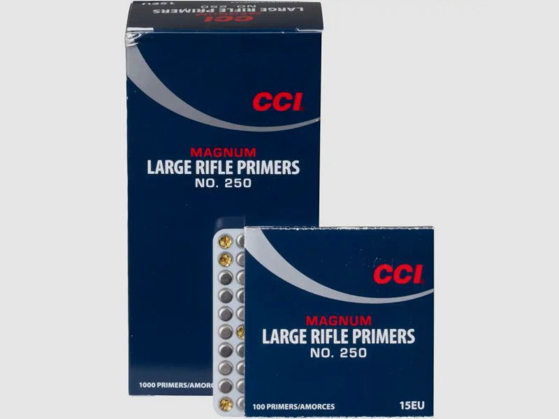 CCI ZÜNDHÜTCHEN - LARGE RIFLE MAGNUM 5,3 - BOXER - 1000 STÜCK