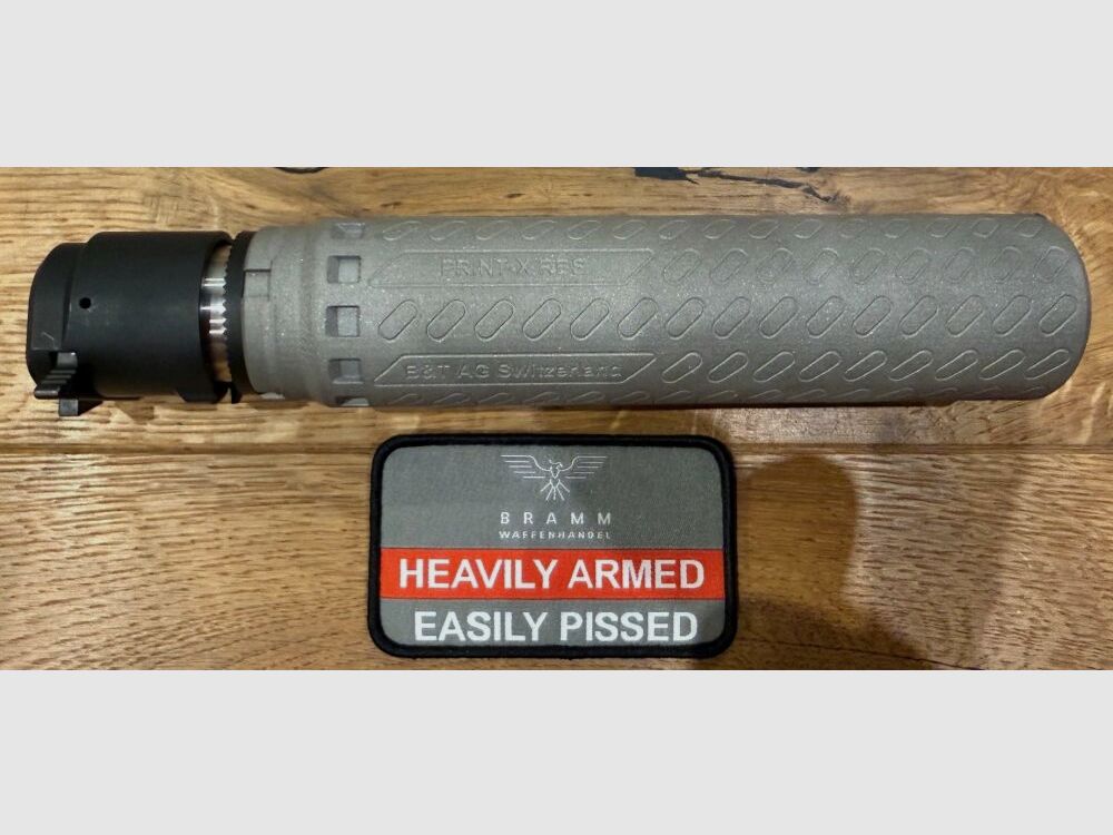 B&T AG RBS Gewehr-Schalldämpfer PRINT-X QDN - mit HUB QDN Schnittstelle