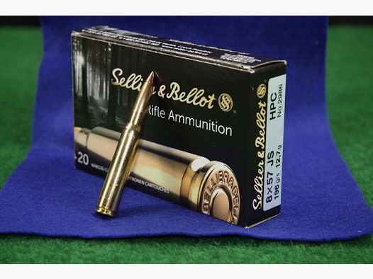 Sellier & Bellot 8x57IS  196gr / 12,7g      20 pièces