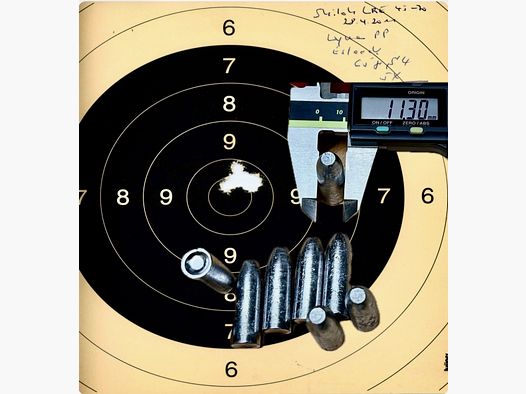 Paper patch bullets Cal. 45