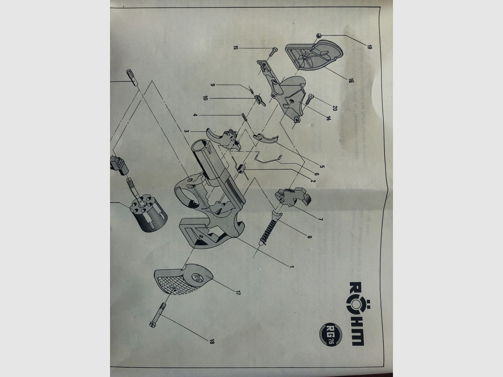 Signal pistol Röhm RG 76
