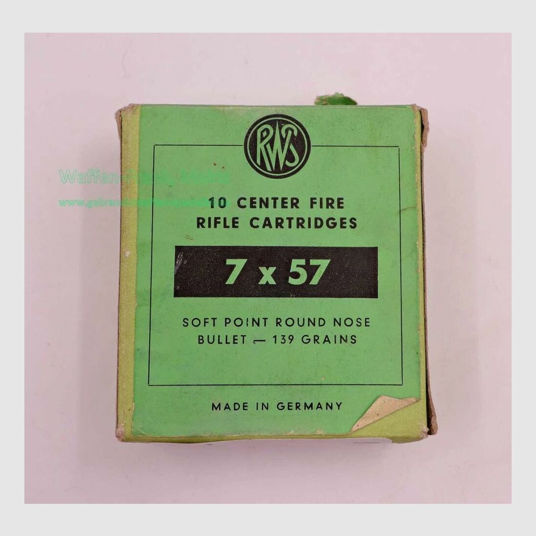 RWS (WZd.Fa.Rottweil) geweerpatronen 7x57