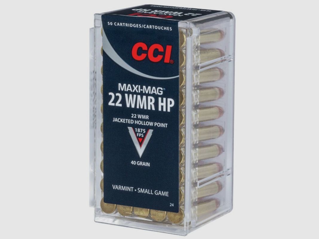 CCI 22 WMR HP Maxi Mag. 40gr HP
