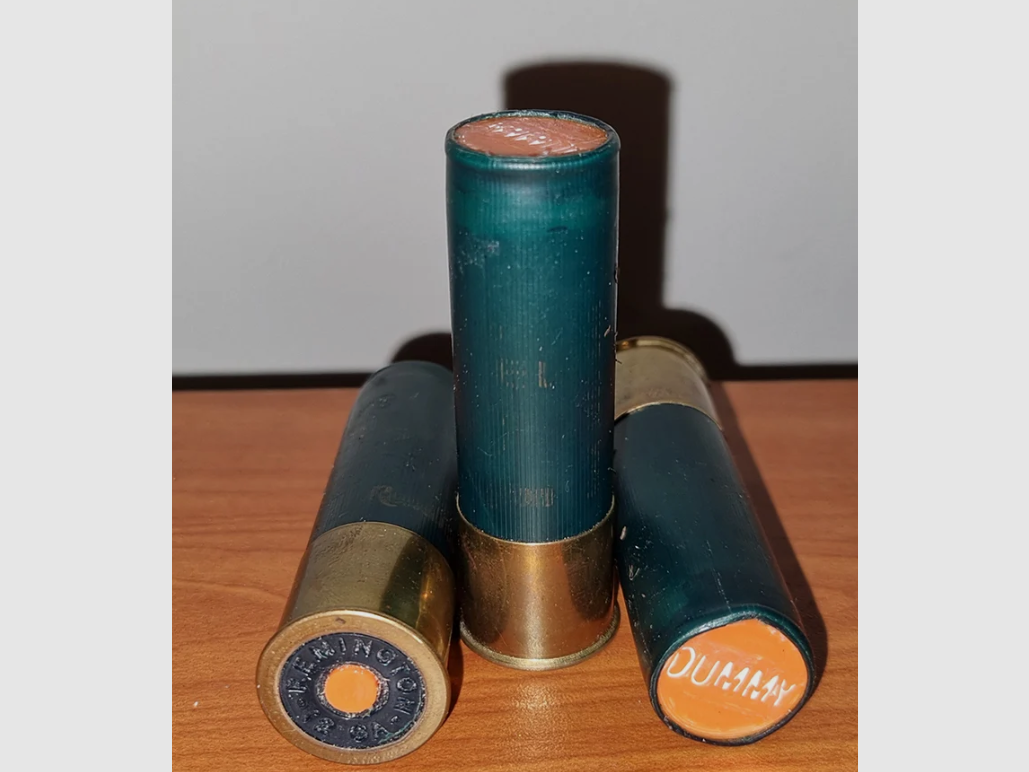 10x 12 Gauge cartuchos de escopeta Dummy Snap cap cartuchos de práctica entrenamiento en seco, imagen 1 de 2
