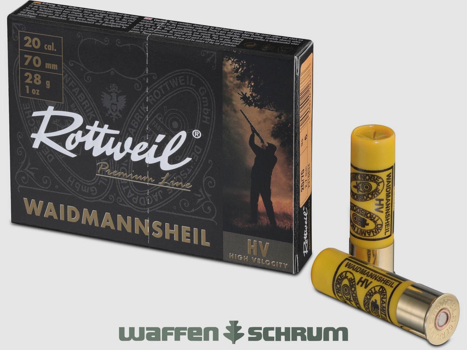 Rottweil 20/70 Waidmannsheil HV  3,2mm - 28g