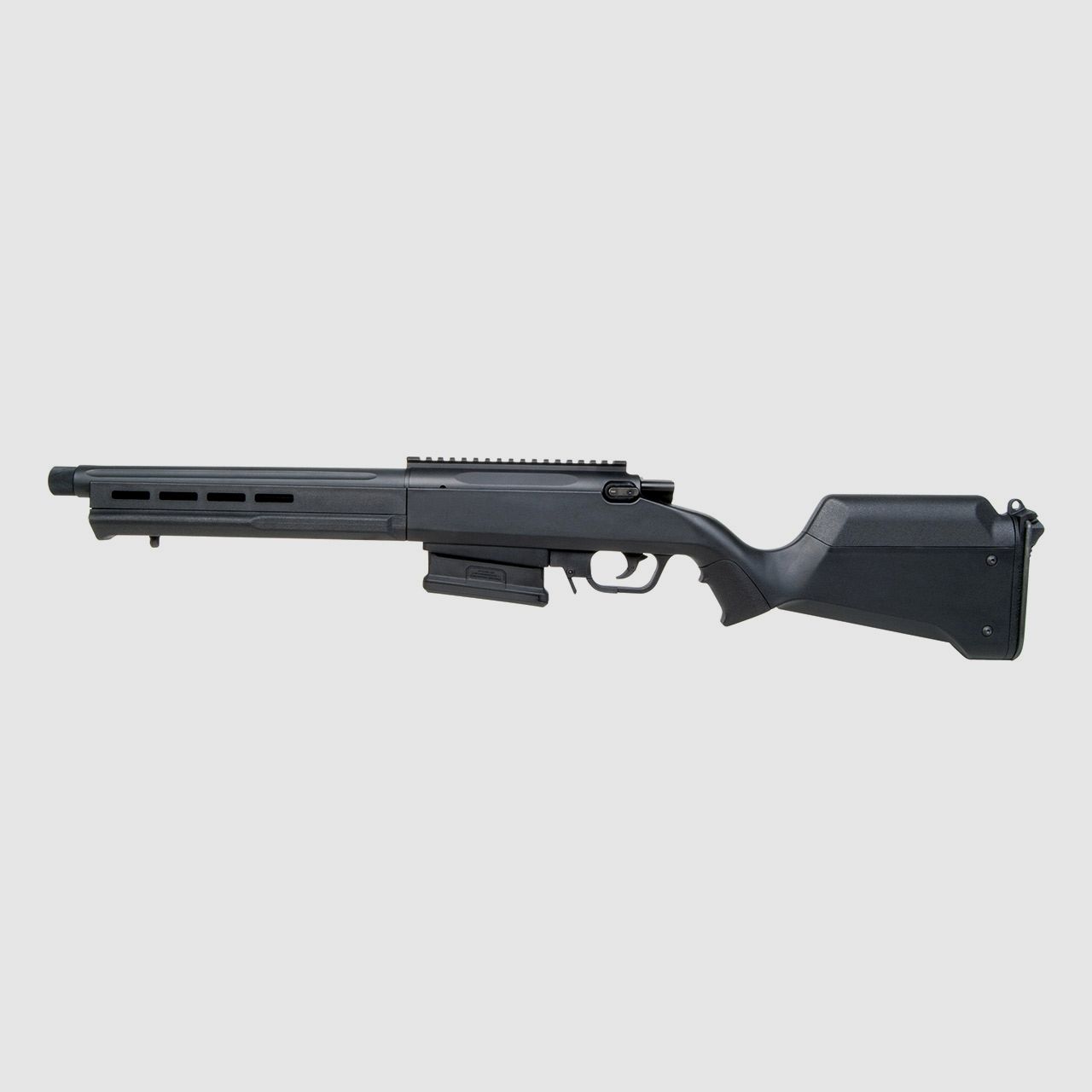 Softairgewehr Federdruckrepetierer Ares Amoeba Striker AS-02 Black, Kaliber 6 mm BB (P18)