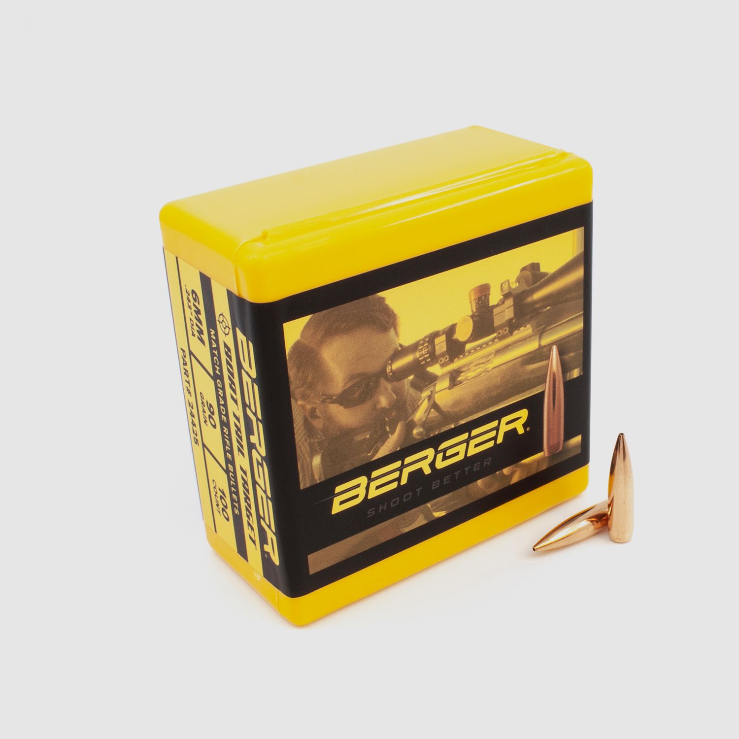 Balle Berger 6mm/.243 BT Target 90GR 100 Pièces
