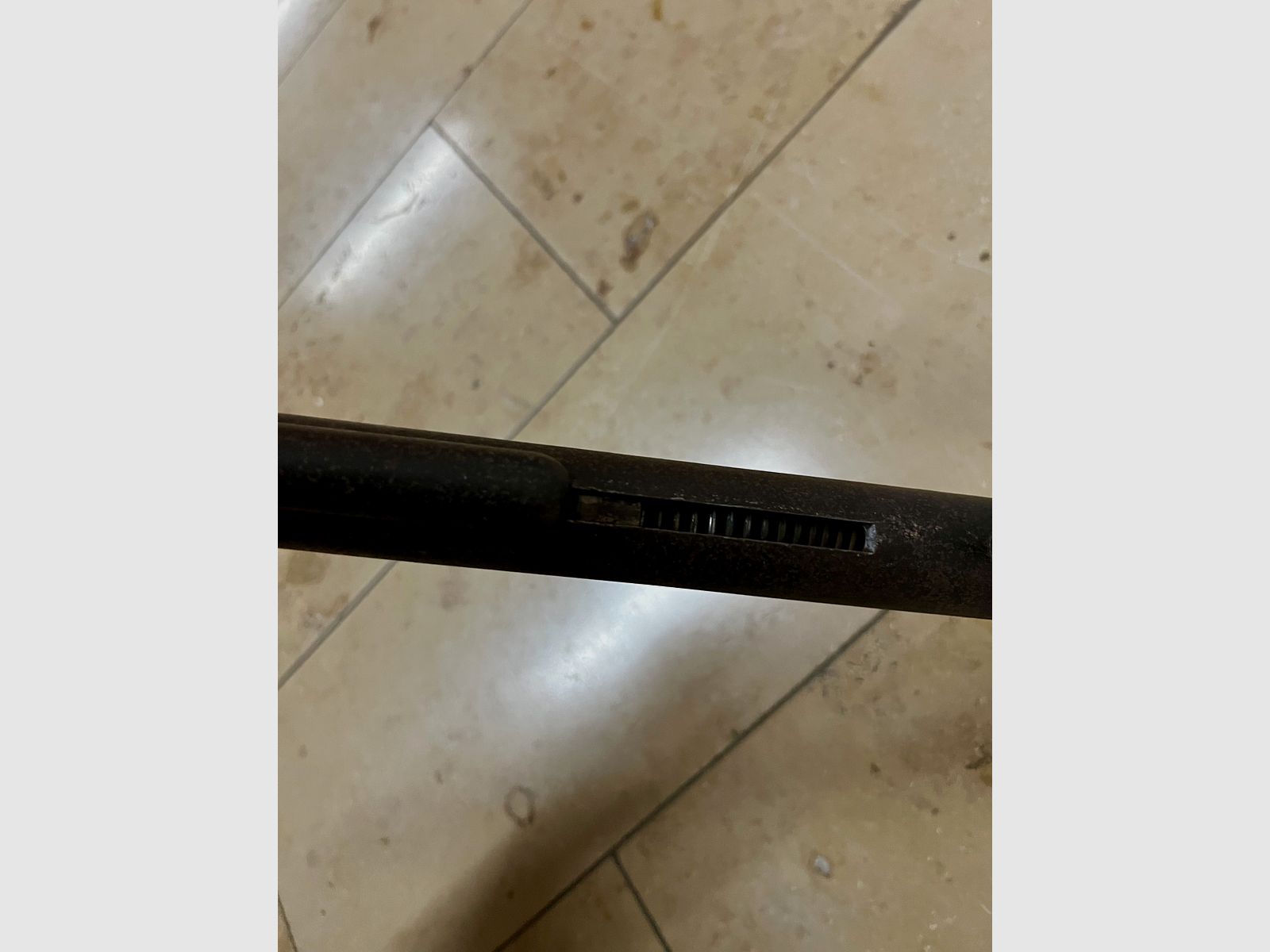 Antikes Luftgewehr Sammler funktioniert