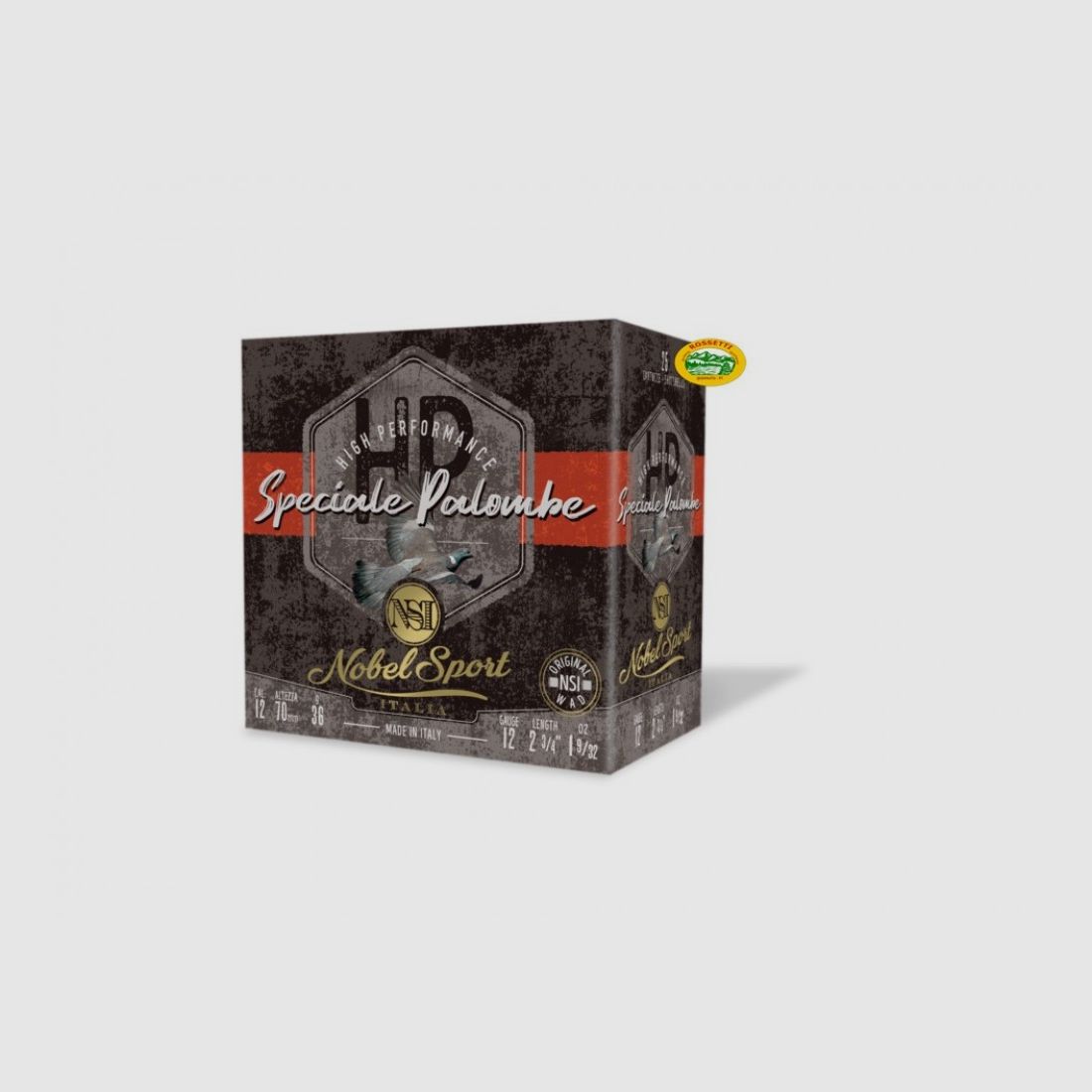 NOBEL Patronen SPEZIAL TAUBE HP Kal.12 gr.36 pb.7 spezielle Taube