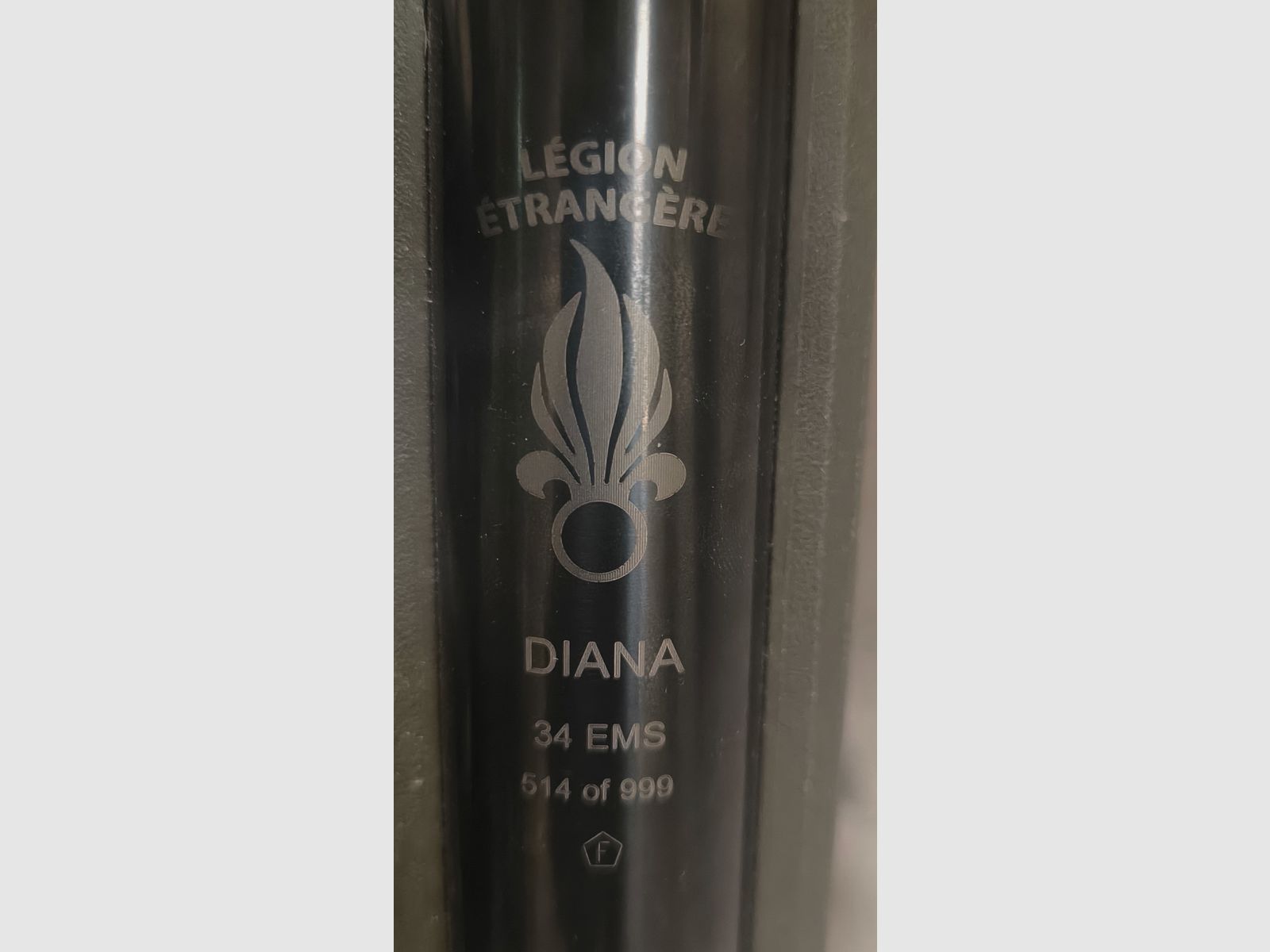 Diana 34 EMS Legion ètranger Sonderauflage 514 z 999 & 5 puszek Diablos, bardzo mało wystrzelonych, stan dobry do jak nowy, zdjęcie 3 z 10