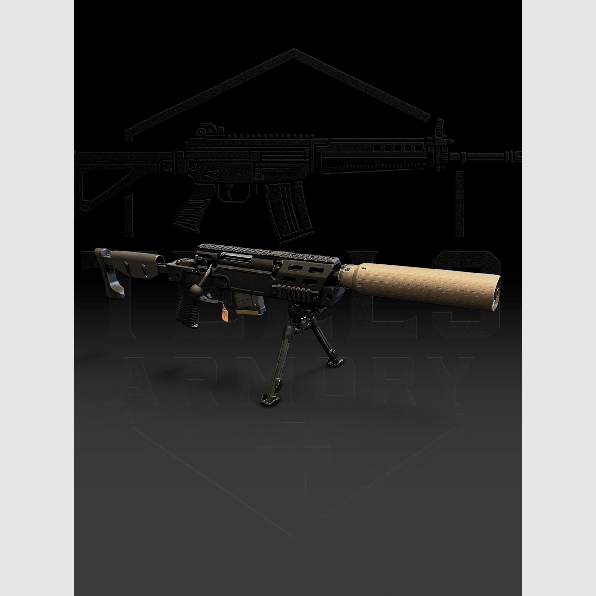 B&T SPR300 Mini inkl. Titan-Schalldämpfer, Bild 3 von 3