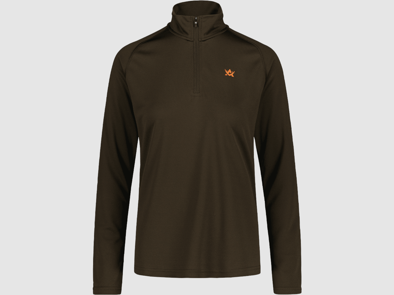 Alaska 1795 CoolDry Half-Zip Shirt Donna Marrone M