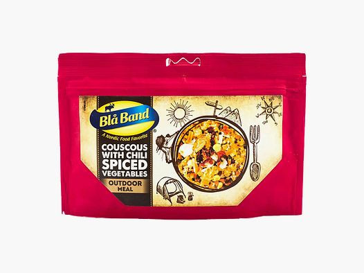 Bla Band Bla Band Couscous with chili spiced vegetables vegetarian