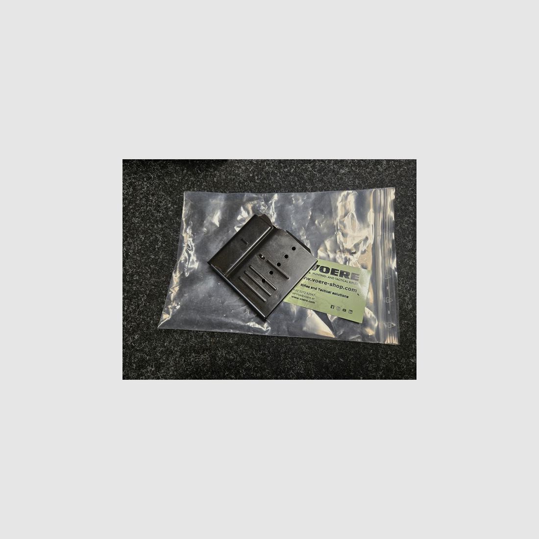 Stahlmagazin für Mod. VOERE 2185, Sauer 200, Sauer STR 200, Sauer 202, Unique Alpine TPG 1, 5Schuss