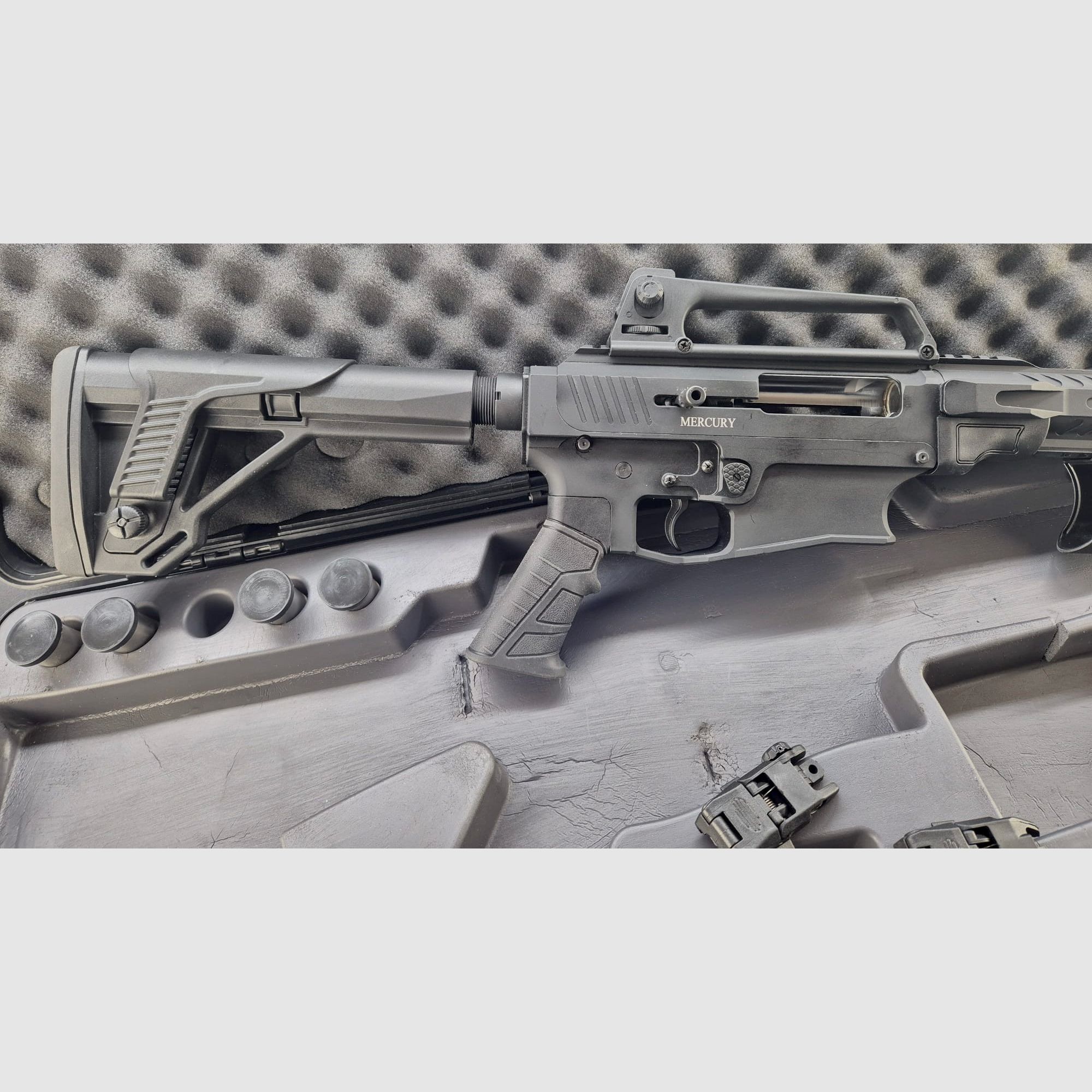 Escopeta semiautomática Mercury Sport DF 12/76, LL=51cm + chokes intercambiables