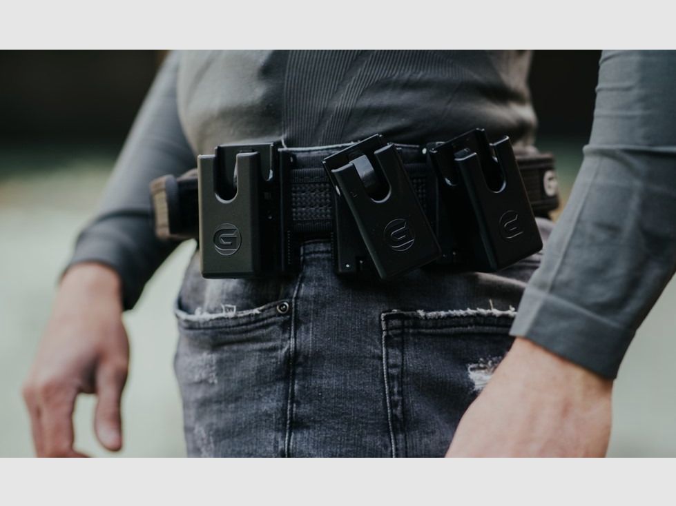 Ghost Magazinhalter 3er SET - Magazintasche - IPSC Speedmag Multilock Magazin Glock SigSauer PCC