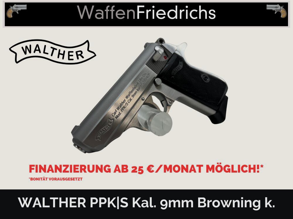 WALTHER PPK | S RVS - Waffen Friedrichs