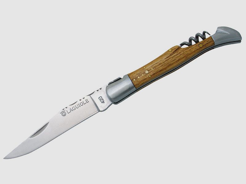 Baladeo Laguiole Taschenmesser, Korkenzieher, Zebrawood, Filework legal fhren