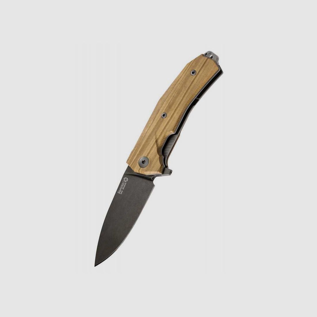 Lionsteel KUR Taschenmesser, Olive, schwarz, Sleipner