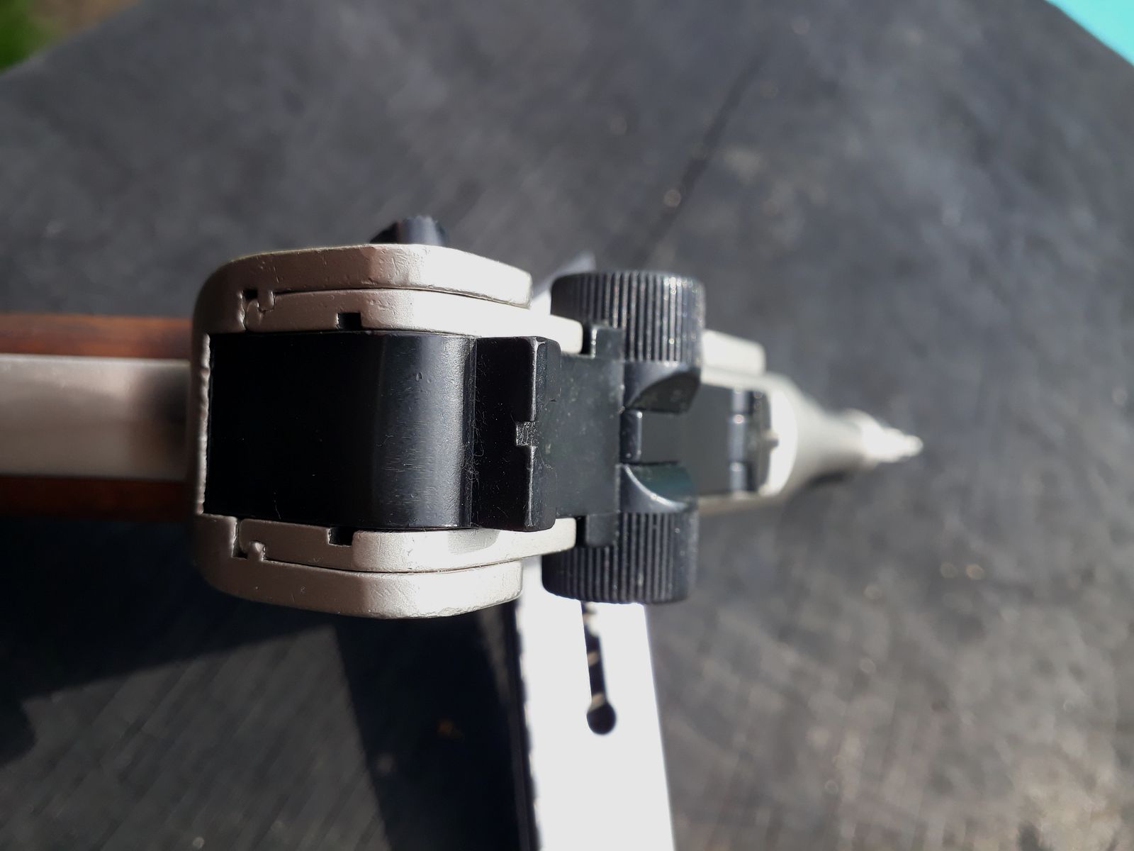 ME Modell P08 Parabellum Nickel, selten.
