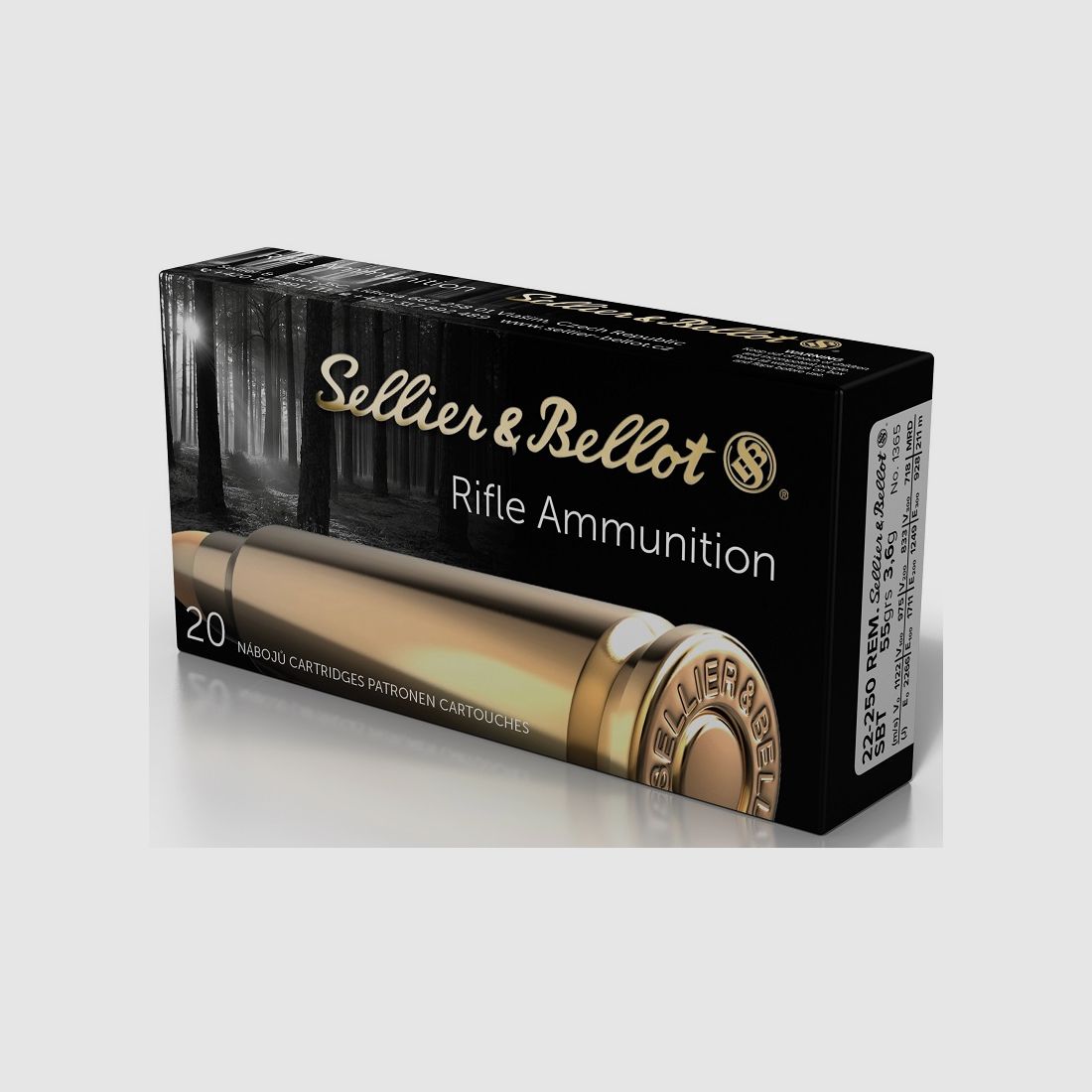 SELLIER BELLOT 22-250 Rem