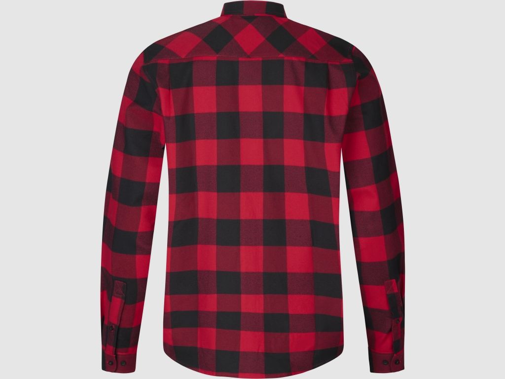 Seeland Toronto chemise en flanelle rouge pour homme, image 2 sur 2