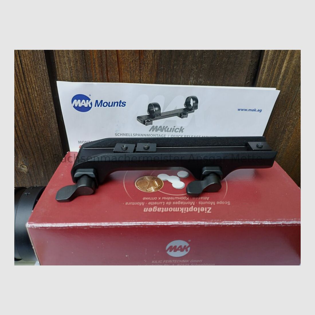 Steiner Ranger 4 1-4x24 with ZM rail and mount for Blaser R8 Steiner Ranger 4 1-4x24 with ZM rail and mount for Blaser R8