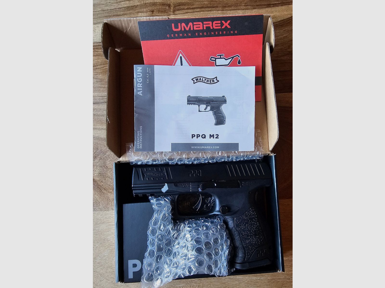 Walther PPQ M2 4,5 mm Diabolo CO2 schwarz