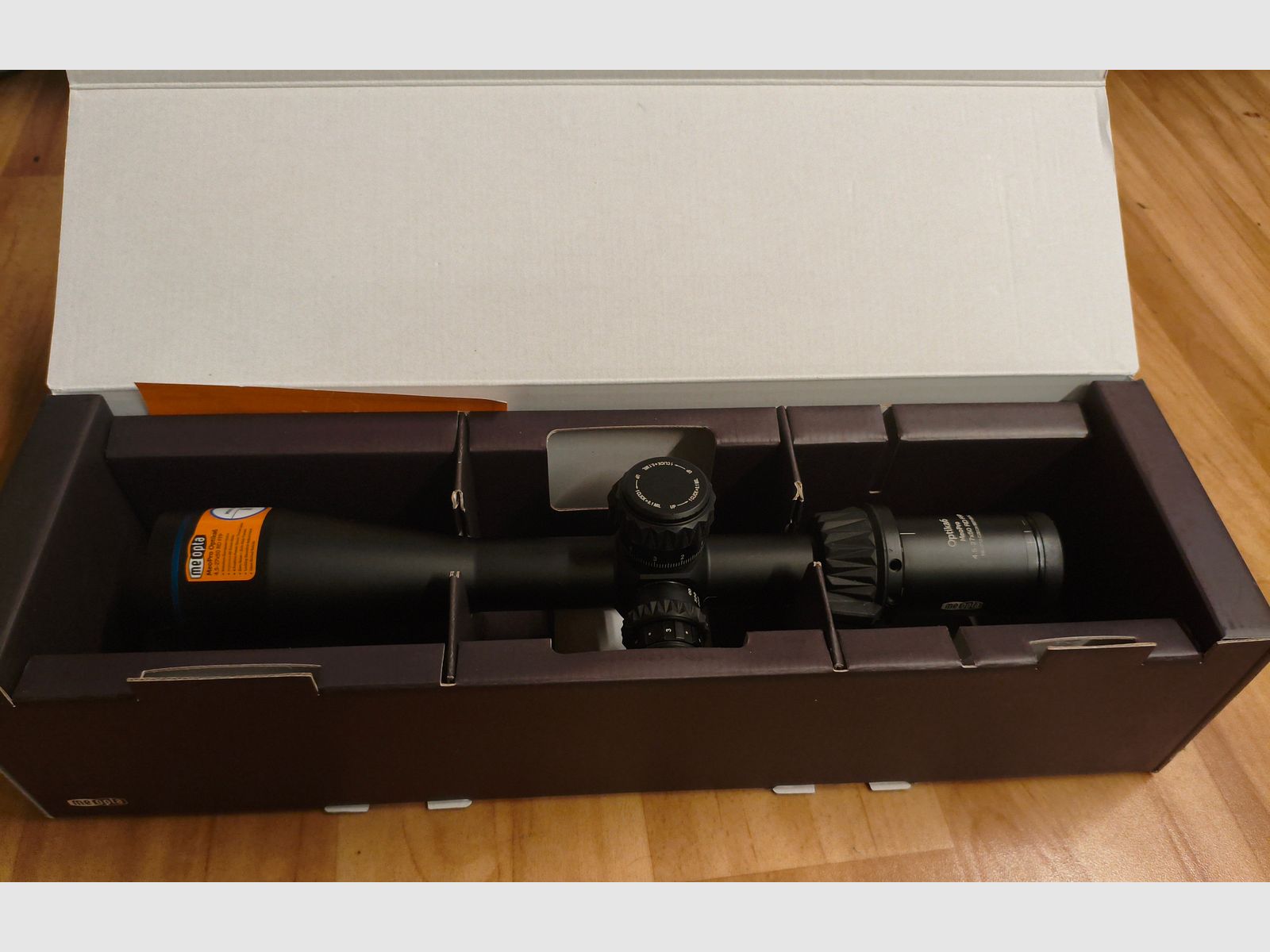 Meopta Optika6 4,5-27x50 RD FFP MRAD 1