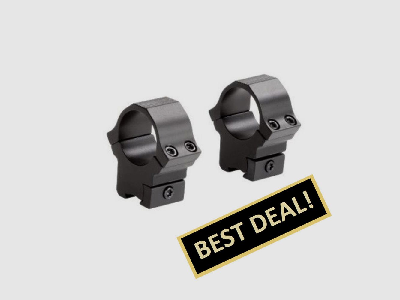 Sun Optics USA anillos prismáticos de 1" (1 pulgada) Med Torx .22lr