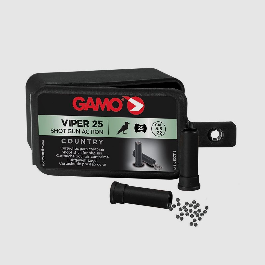 GAMO Viper 25 Geschosse 5,55m/.22 (25Stück)