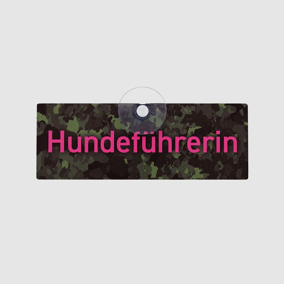 Car sign with suction cup "Dog Handler