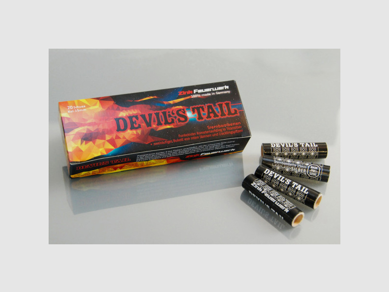 ZINK DEVIL'S TAIL - BOMBES ÉTOILES - 20 COUPS - 15 MM