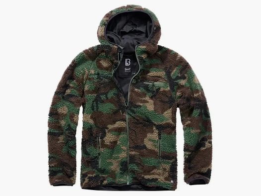 Brandit Teddyfleece Worker Jacket - Olive / S Hommes