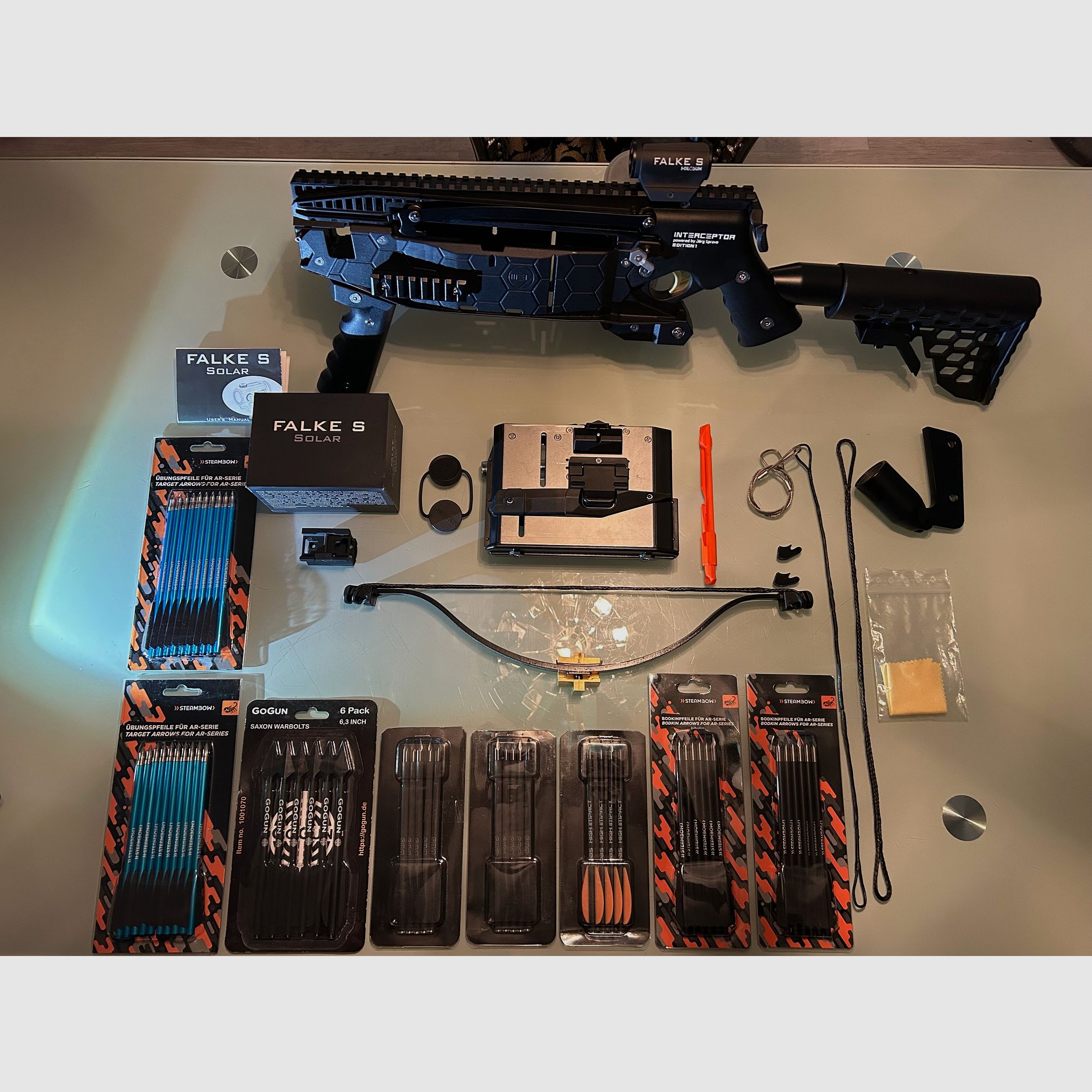 Verkaufe meine Mey Interceptor inkl. Kaufbeleg-Garantie und OVP, viel Zubehör.