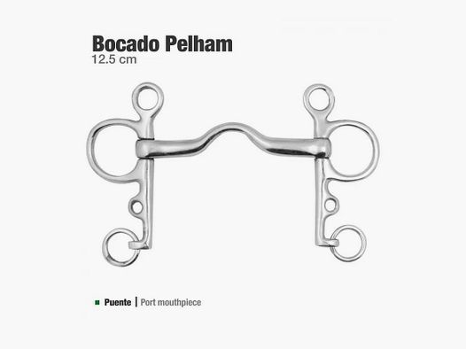 MORS PELHAM BRIDGE ÉCONOMIQUE 12.5CM