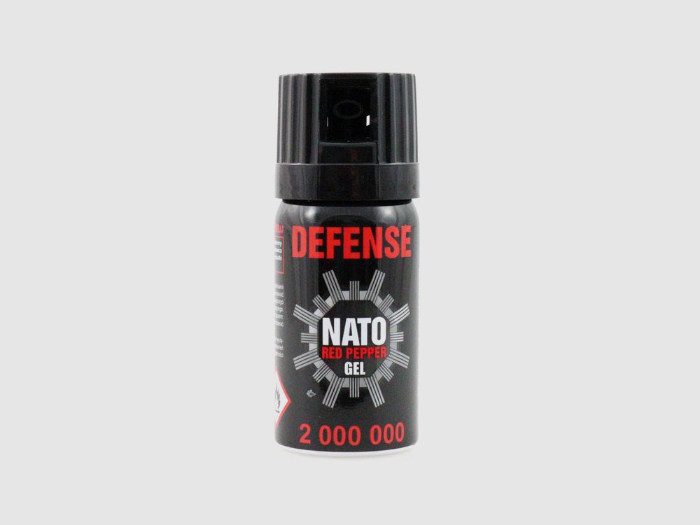Spray de défense NATO 40 ml gel noir