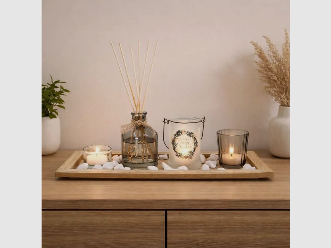 Set regalo diffusore di fragranza e candele – Atmosfera naturale e decorazione, immagine 1 di 10