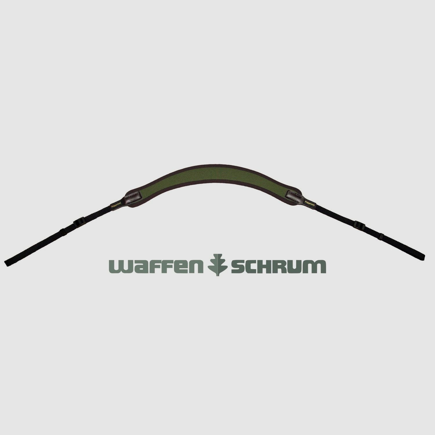 Niggeloh verrekijkerband Neopreen - olijf/groen Outline Contour