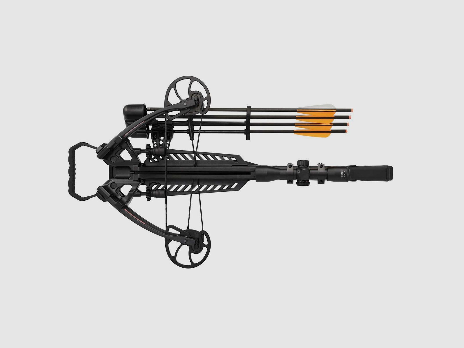 SET Compoundarmbrust Man Kung Chester XB65 Schwarz 200 lbs (P18)