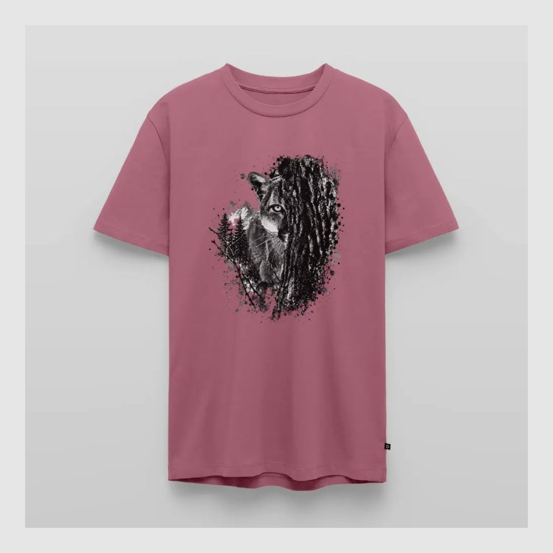 PUMA Men´s Premium T-Shirt „Lauernder Puma"