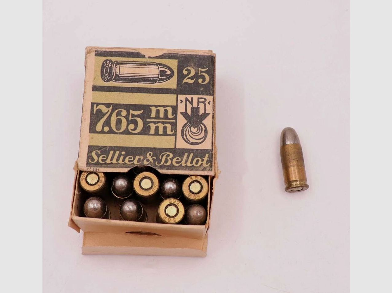 Sellier & Bellot CZ Pistoolmunitie 7,65mm Browning/.32ACP