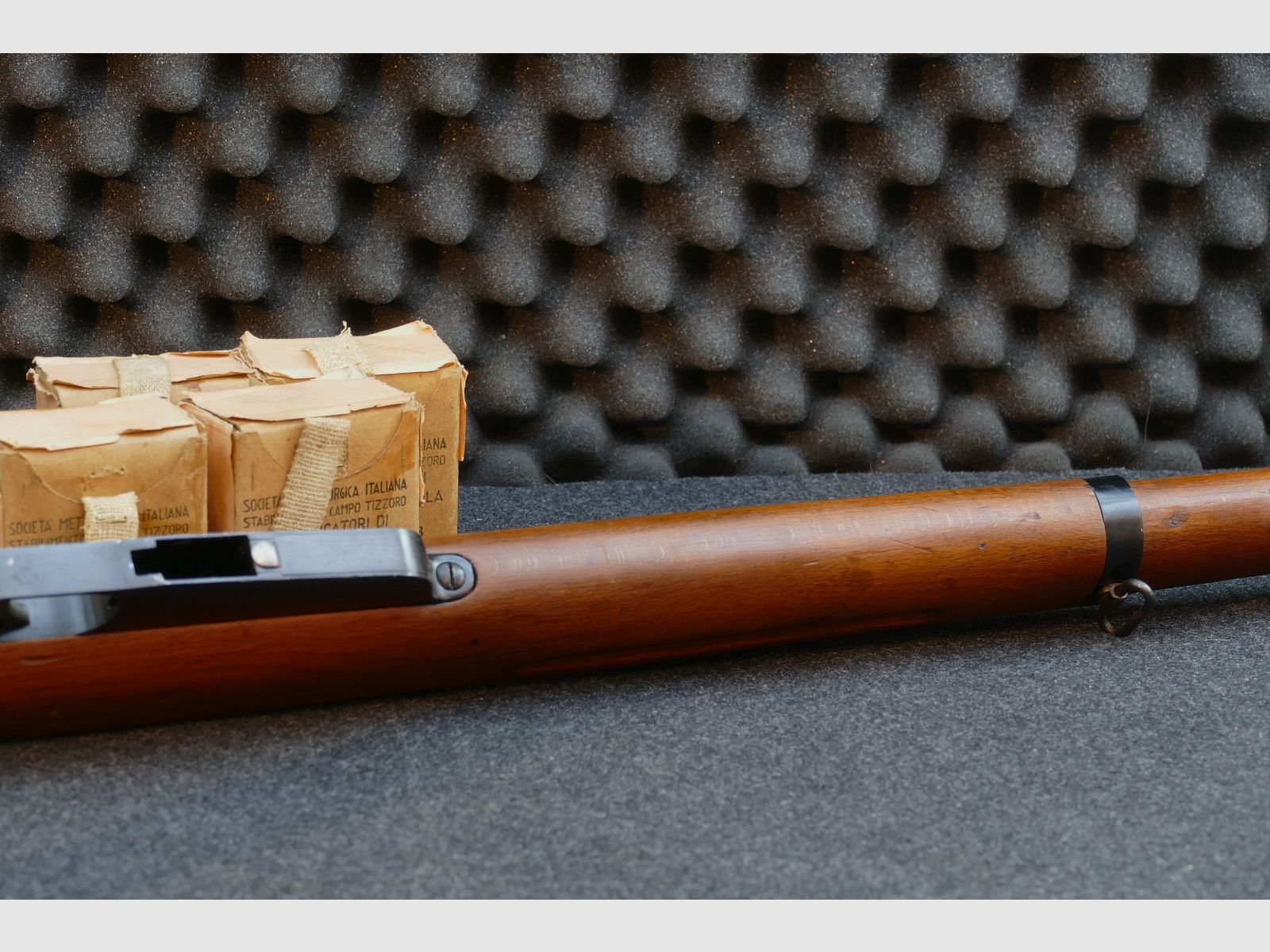 Carcano Mod. 1938 „Fucile Corto“, 7,35Carcano — 1939 — Calcio e sistema con lo stesso numero (fucile corto), ordinanza, collezionista