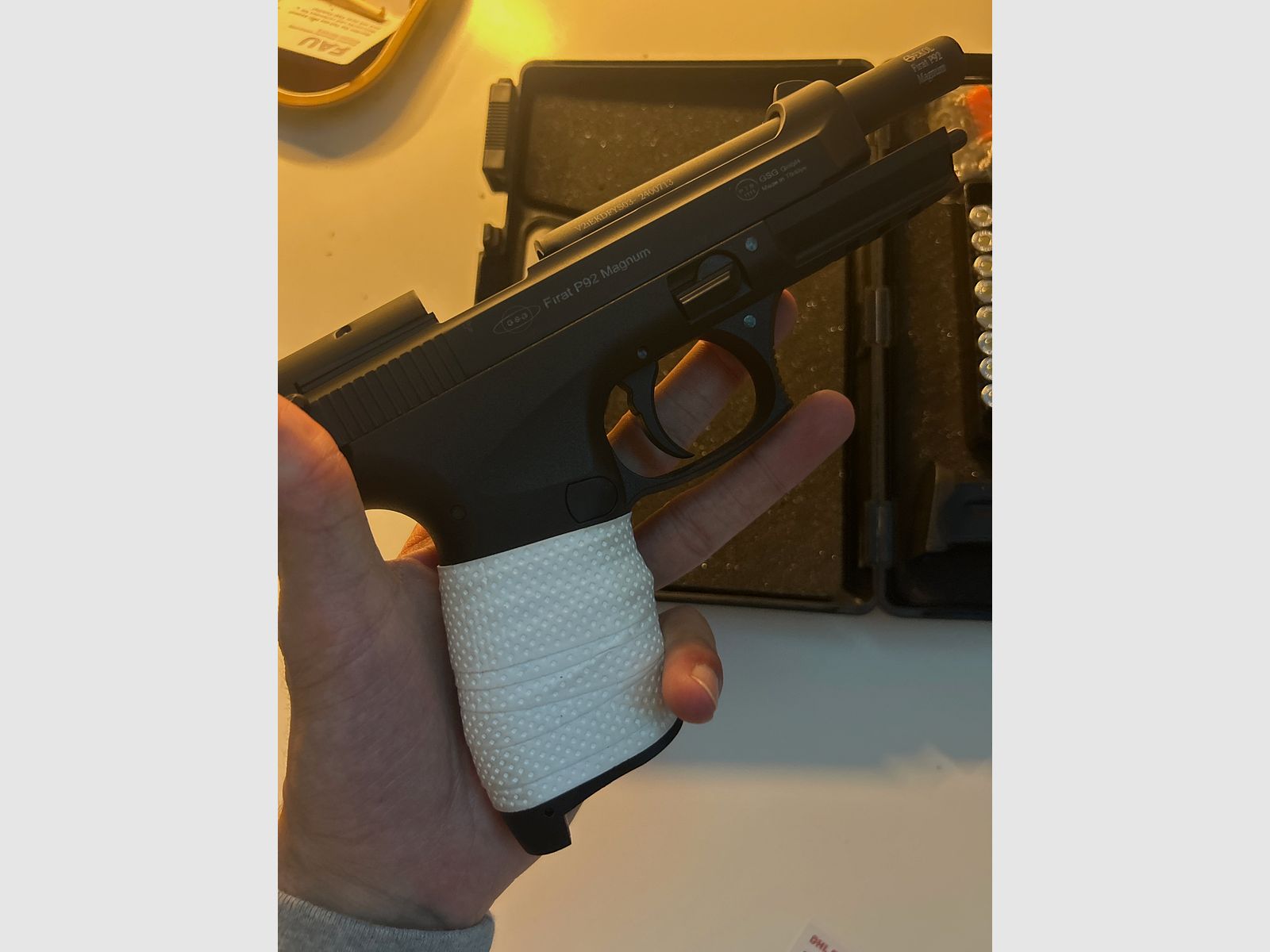 Magnum blank firing pistol Ekol P92 Magnum 9mm P.A.K. black