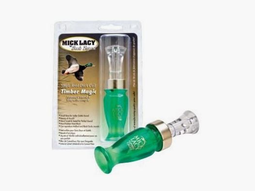 Lockmittel Erpel Timber Magic aus grünem Acryl