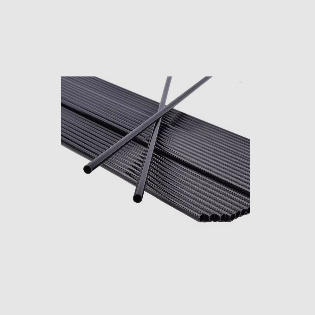 AMEYXGS - 31.5 inches - Spine 350 - Pure Carbon Arrow Shaft - 12 pieces - 3K High Performance Shafts for Compound & Recurve Bows